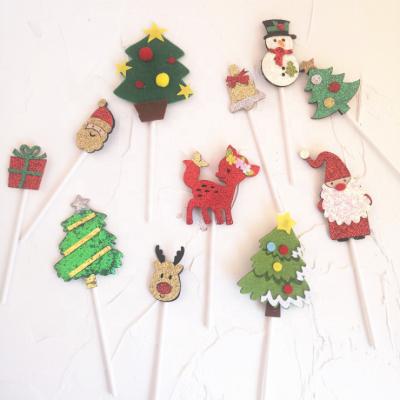 China New Bestselling Simple Style Christmas Tree Party Cake Decoration Cake Topper for sale