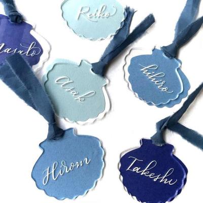 China Personal Gift Design Custom Printed Acrylic Charms Wedding Souvenirs Guests Acrylic Names for sale