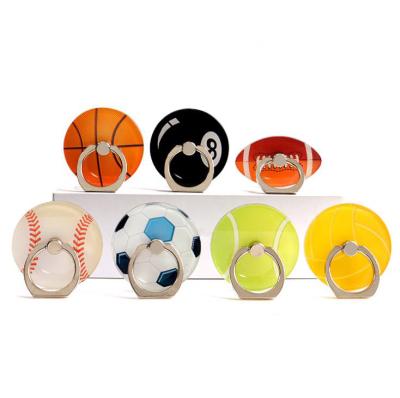 China Custom Hot Selling Cartoon Cartoon Phone Sports Cell Phone Acrylic Ring Grip Holds Ring Holder For Phone for sale