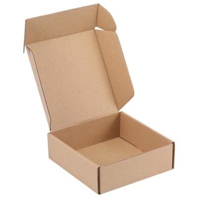 China Recycled Packaging Materials Custom Logo Pink Black White Kraft Cardboard Ad Corrugated Paper Shipping Box for sale