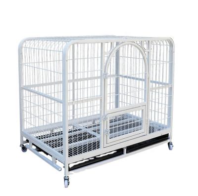 China Breathable Single Door Double Door Metal Dog Pet Cages Folding Carriers Amazon Sells Pet Cages for sale