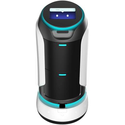 China restaurant & Hotel Provides Artificial Intelligent Delivery Robot Autopilot Avoidance Mini Elevator Service Robot Industrial Obstacle Robot for sale