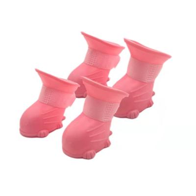 China Pet Dog Cat Dog Product Shoes Boots Feet Protector Non-Slip Viable Anti-Slip Rubber Pet Supplies Pet Protective Toys for sale