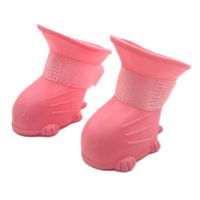 China Viable Outdoor Dog Shoes Waterproof Shoes Gray Dark Blue Blue Pink Anti-Slip for sale