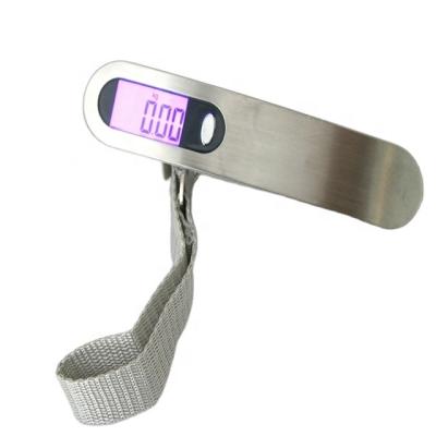 China High Precision Ready To Ship Smart Outdoor Digital Luggage Scale 110LB Stainless Steel Gram Hanging Scale PT-153A for sale