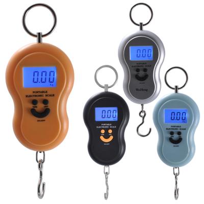 China Weight Measuring Backlight 50KG LCD Digital Portable Luggage Scale Household Electronic Scale PT-151 for sale