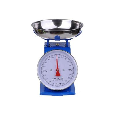 China Weigh the food/vegetable sth. Mechanical Balance 10KG Spring Kitchen Scale With Dial Display PT-283 for sale