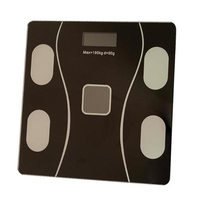 China 180KG Digital Weight Tempered Glass Body Fat and Hydration Electronic Weight Scale PT-965 for sale