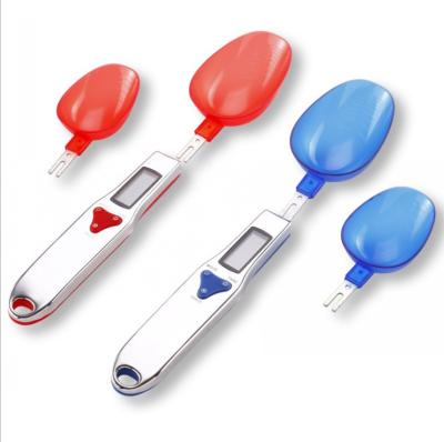 China Food Measuring Electronic Portable Digital Stainless Steel Kitchen Spoon Scale 500g 0.1g for sale