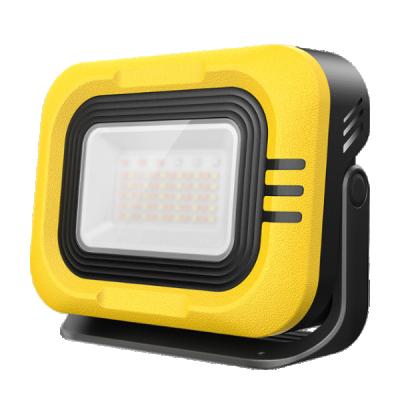 China Mini Power Bank Outdoor Security Flood Light USB Work Lamp Portable Waterproof Camping Light Solar Panel Power Bank Charging Waterproof Light for sale