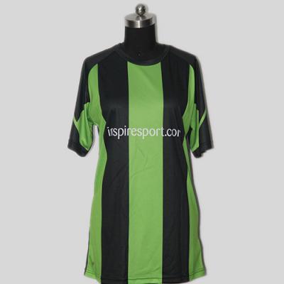 China Printed 100% Polyester Football Team Clothes With Flexible Collar Design for sale