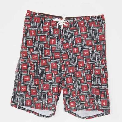 China Anti - UV Patterned Board Shorts , Polyester Spandex Boardshorts For Hitting The Beach for sale