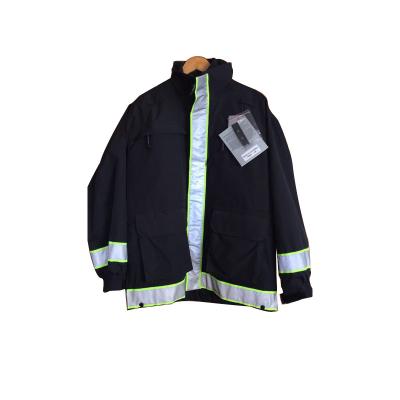 China De hoge Uniformen van het Zichtwerk met Embleem, Unisex- Zwart Workwear-Jasje Te koop