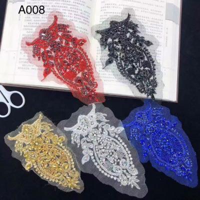 China High Quanlity Styling Accessories Factory DIY Bead Faric Beaded Lace Fabric For Accessories Made In China for sale