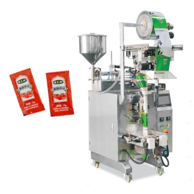 China Honey Stick Machine Sachet Filling Packing Machine Automatic Small Pouch Food Vertical Bag Milk Jam Soup Water Oil Liquid Packaging Machine for sale