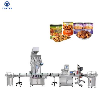 China Automatic Food Granule Counting Gummy Soft Jelly Candy Bottle Filling Machine Supplier for sale