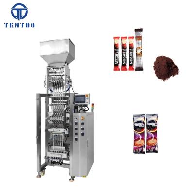 China Multi Forming/Filling/Sealing Food Vertical Lane Stick Package Sachet Packing Machine For Powder for sale