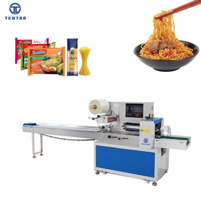 China Food Pillow Bag High Speed ​​Automatic Flow Dry Noodle Packing Machine for sale