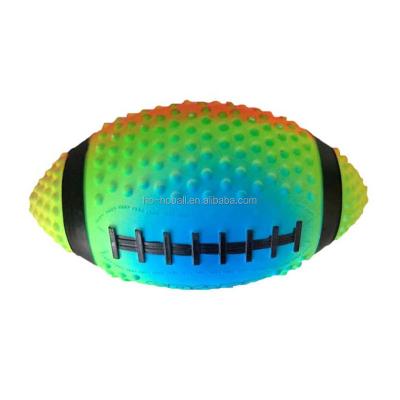 China Sports Toys PVC Inflatable Rainbow 5inch Soccer For Kids for sale