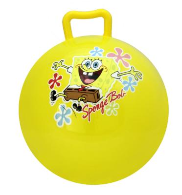 China Promotional Toy 10inch High Quality And Durable Hopper Ball With Handle For Kids for sale