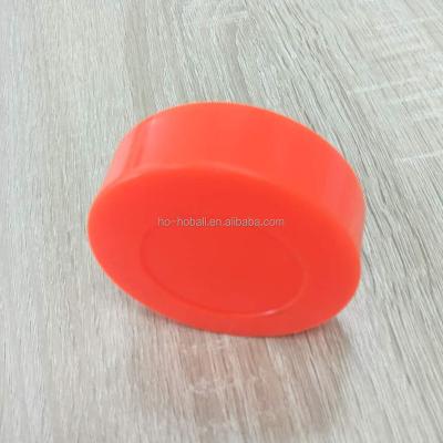 China Soft Sports Ball Floor Logo Printing Mini Hockey Puck for sale