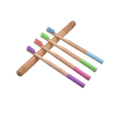 China Logo Customize High Quality Bamboo Disposable Unique Design Toothbrush Comfortable Toothbrush Brush For Business Hotel for sale