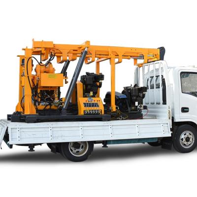 China Construction Material Stores Professional 200m Diesel Truck Mounted Water Well Drilling Rigs For Artesian for sale