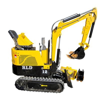 China Retail Use Mini Excavator Micro 1.0t 1.2t Factory Price Farm Mini Crawler Excavator Digger With Koop/EPA/EURO5 Engine for sale