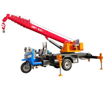 China TRUCK CRANE Good Performance 3 Ton Tricycle Crane With Max Lifting Height 19m for sale