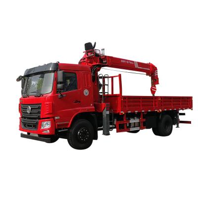 China CRANE TRUCK Dongfeng 8 Ton Truck with crane with high lifting height for sale