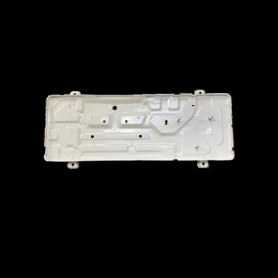 China Home Air Conditioning Accessories Customized Sheet Metal Stamping Parts Galvanized Base Plate for sale