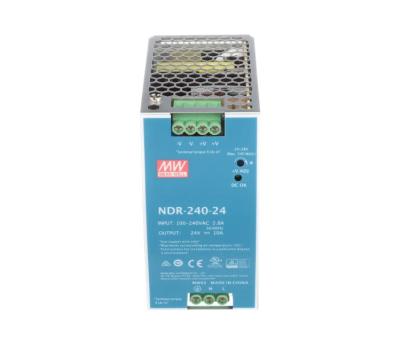 China 100% new NDR-240-24 NDR-240-48 Mean Well NDR-240-24/48 Single Output Power Supplies Power Supply for sale