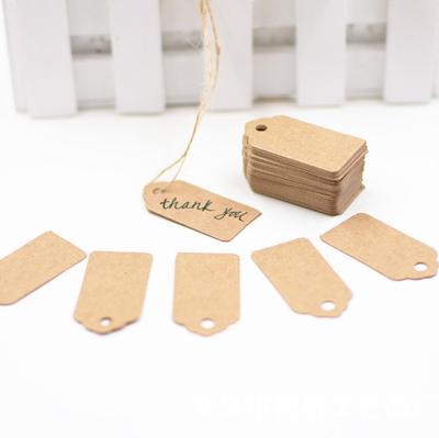 China Bliss Gift Kraft Paper Tags Sustainable For DIY Wedding Party Custom Apparel LOG Thank You Dangle Hang Paper Tag Labels for sale