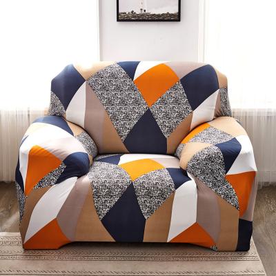 China Hot Selling Home Decoration Party Fabric Elastic Polyester Printed Magic Seat Cover Elastic Sofa Set Cover For Walmart for sale