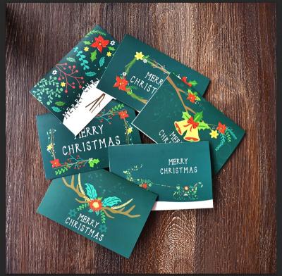 China Wholesale Printing Paper Craft Christmas Greeting Paper Gift Cards Christmas cards for sale