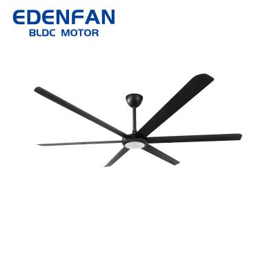 China Good Quality Modern Industrial 96 Inch Fan DC Motor Ceiling Fan Light Great For Public Spaces Such As Workshops And Warehouses for sale