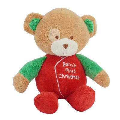 China Promotional Baby's First Christmas Gift Teddy Bear Plushie Soft Animal Stuffed Plush Toys For Sale for sale