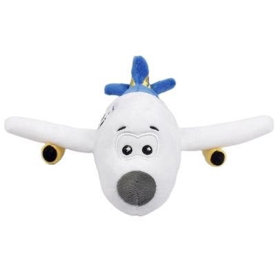 China Promotional Gift OEM ODM Company Promotional Custom Mascot Doll Cute Soft Stuffed Airplane Plush Toys for sale