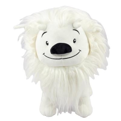 China Promotion OEM ODM Customized Hot Sale 25cm White Soft Plush Toy Smiley Cute Lion Stuffed Animal For Sale for sale