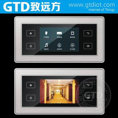 China 14E Series Star Hotels LCD Screen Wall Switch , Accept Custom 86*86mm for sale