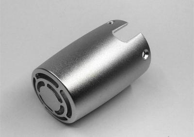 China Custom design CNC machining housing body aluminum speaker shell housing sandblasted and anodized extrusion for sale