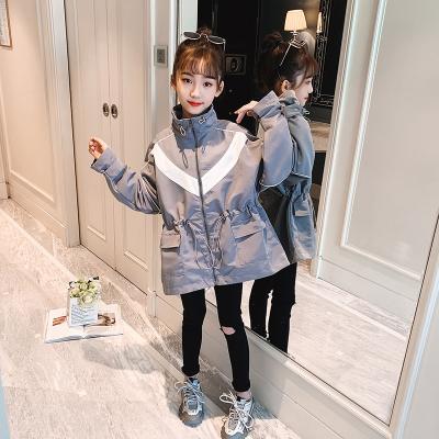 China Spring Breathable Autumn Long Sleeve Hooded Jacket For Teenage Kids Children Girls Brand Anorak 2021New Clothes 4 6 8 10 12 13 for sale