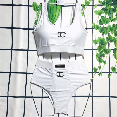 China Designer Swimwear For Women Brand Summer Ladies Bikini Swimwear Wholesale Breathable Luxury Ladies Split Two Piece Swimsuit for sale