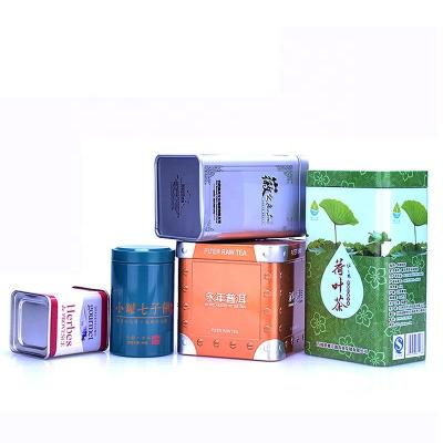 China Black Green Tea Tin Box New Popular Style From China Food Factory Wholesale Price for sale