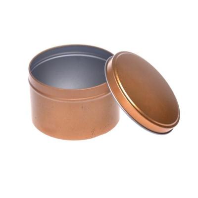 China Custom Round Metal Perfume Lip Balm Tin Box Container Ointment Cream Wax Tin Box Packaging Candle Tin Jar Case Cosmetic for sale