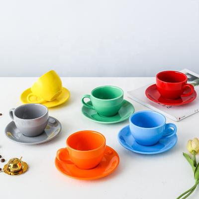 China New customizable bone china banquet business mug milk coffee china viable high quality ceramic saucers cups in aAnd for sale