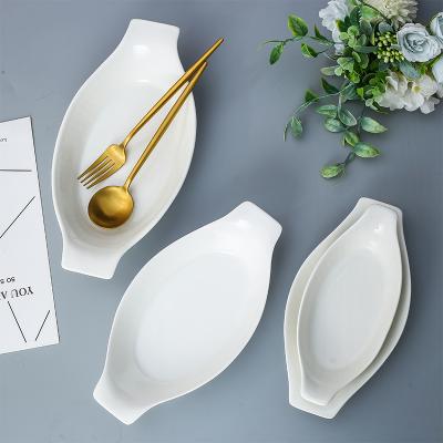 China Sustainable Nordic Lightweight Porcelain Tableware Bowl Household Luxury Hotel Supplies Gifts High Quality Ceramic Tableware for sale