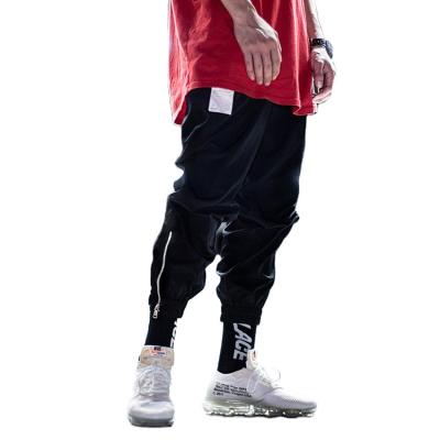 China Killwinner hiphop jogger pants juniors black skinny casual streetwear sweatpants men viable design zipper leg pants long for sale