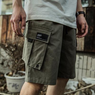 China Custom Viable Summer Sport Boys Jogger Blank Sweatpants Street Casual Wear Knee Pockets Workout Mens Tracks Cargo Shorts for sale