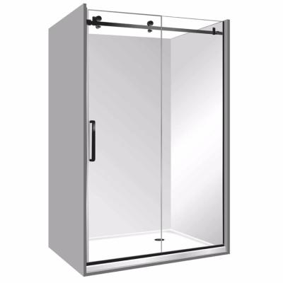 China One Sliding Door Foshan Slide Fixed Panel And Knob Kit Stop Hardware Strip Accessory Full Sliding Frameless Glass Shower Door for sale